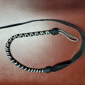 Nylon and Genuine Leather Hybrid Whip Dragontail
